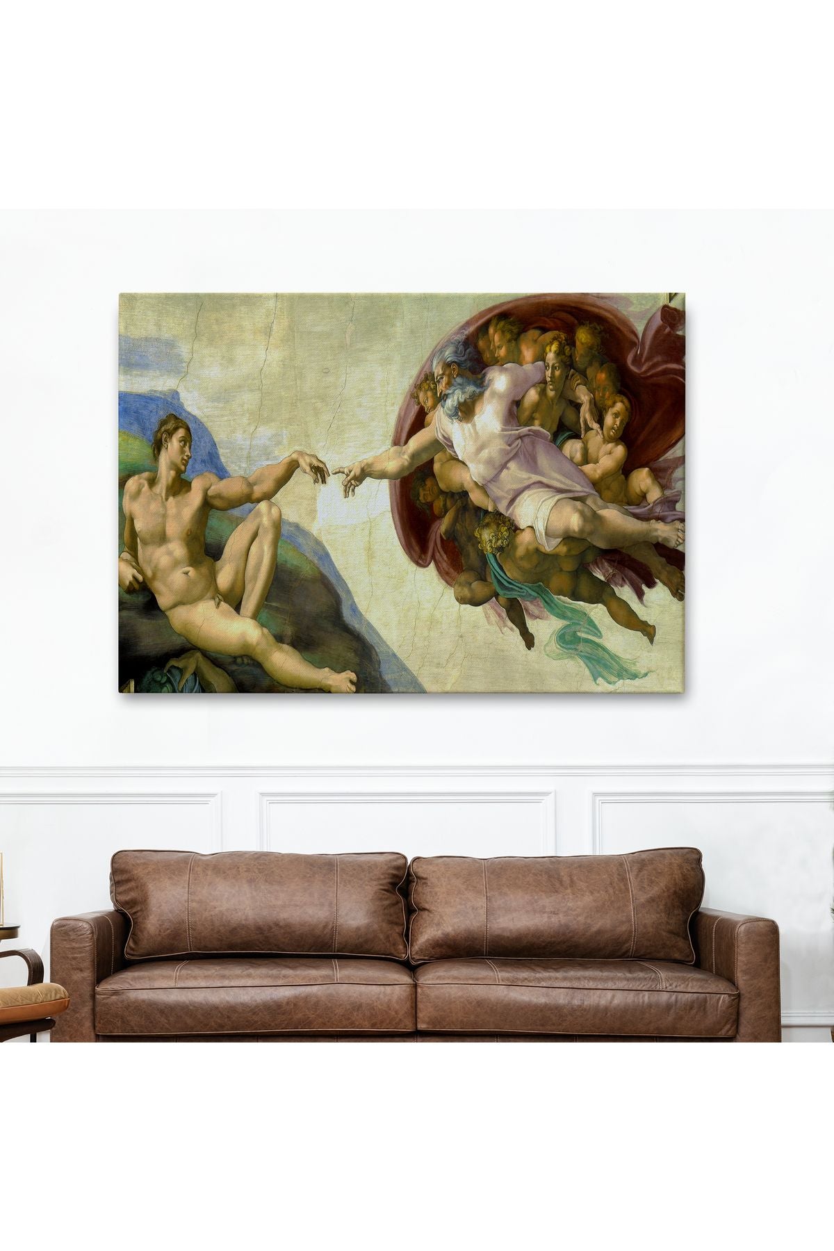 Ademin Yaratılışı Tablosu - The Creation of Adam-6631