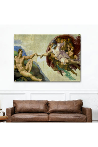 Ademin Yaratılışı Tablosu - The Creation of Adam-6631