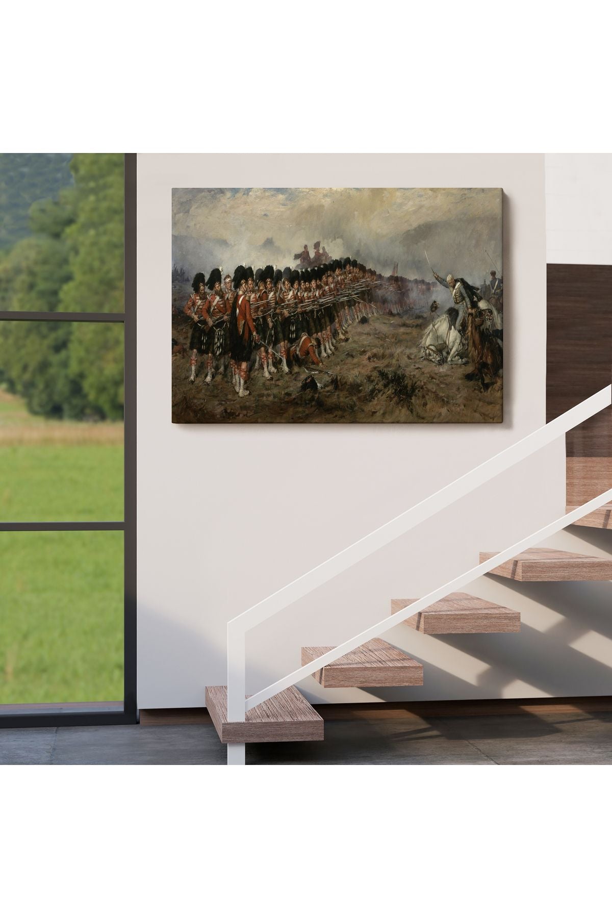 Robert Gibb'in İnce Kırmızı Çizg Tablosu -The Thin Red Line-6602