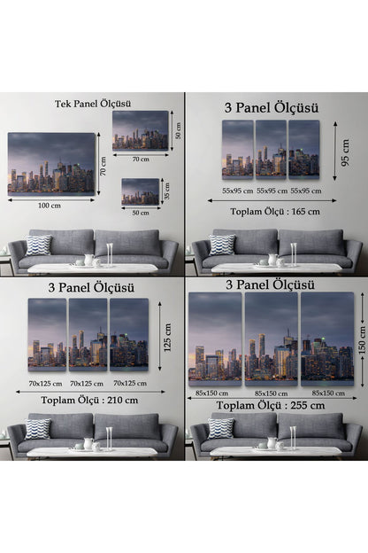 Kanada Toronto Manzarası Kanvas Tablo-5080