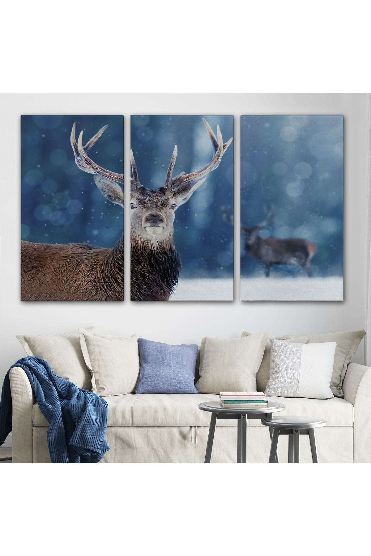 Geyik Dekoratif Kanvas Tablo 1168