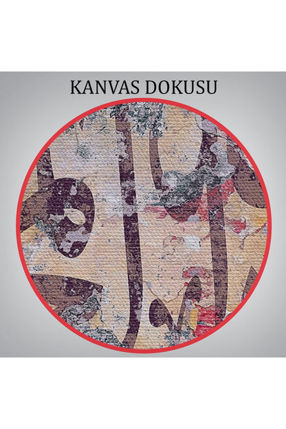 YB   Allaha Hamd Olsun,Yazılı Dekoratif Kanvas Tablo-3292