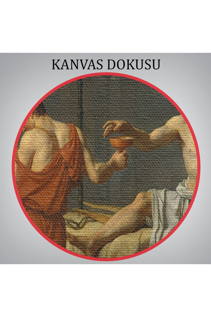 Baldıran Zehri İçen Sokrates Kanvas Tablo-3567