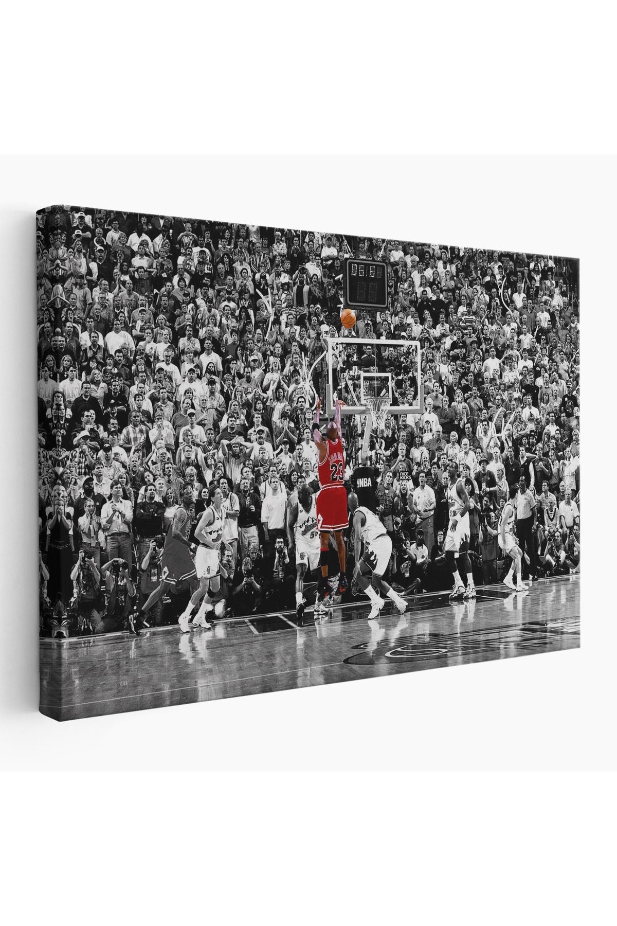 Michael Jordan Maç Sonu Şutu Kanvas Tablo, Chicago Bulls Nba-5088
