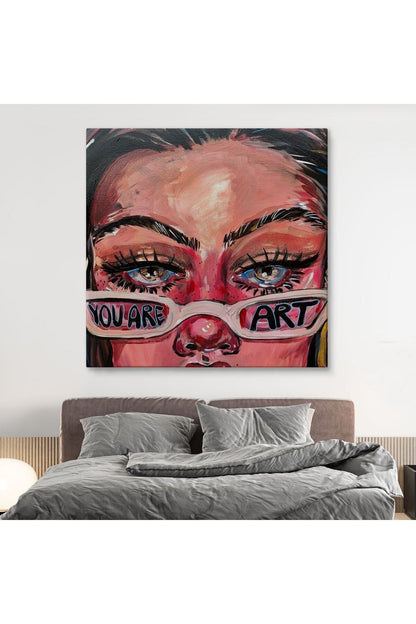 You Are Art Kanvas Tablo, Pop Art-5862