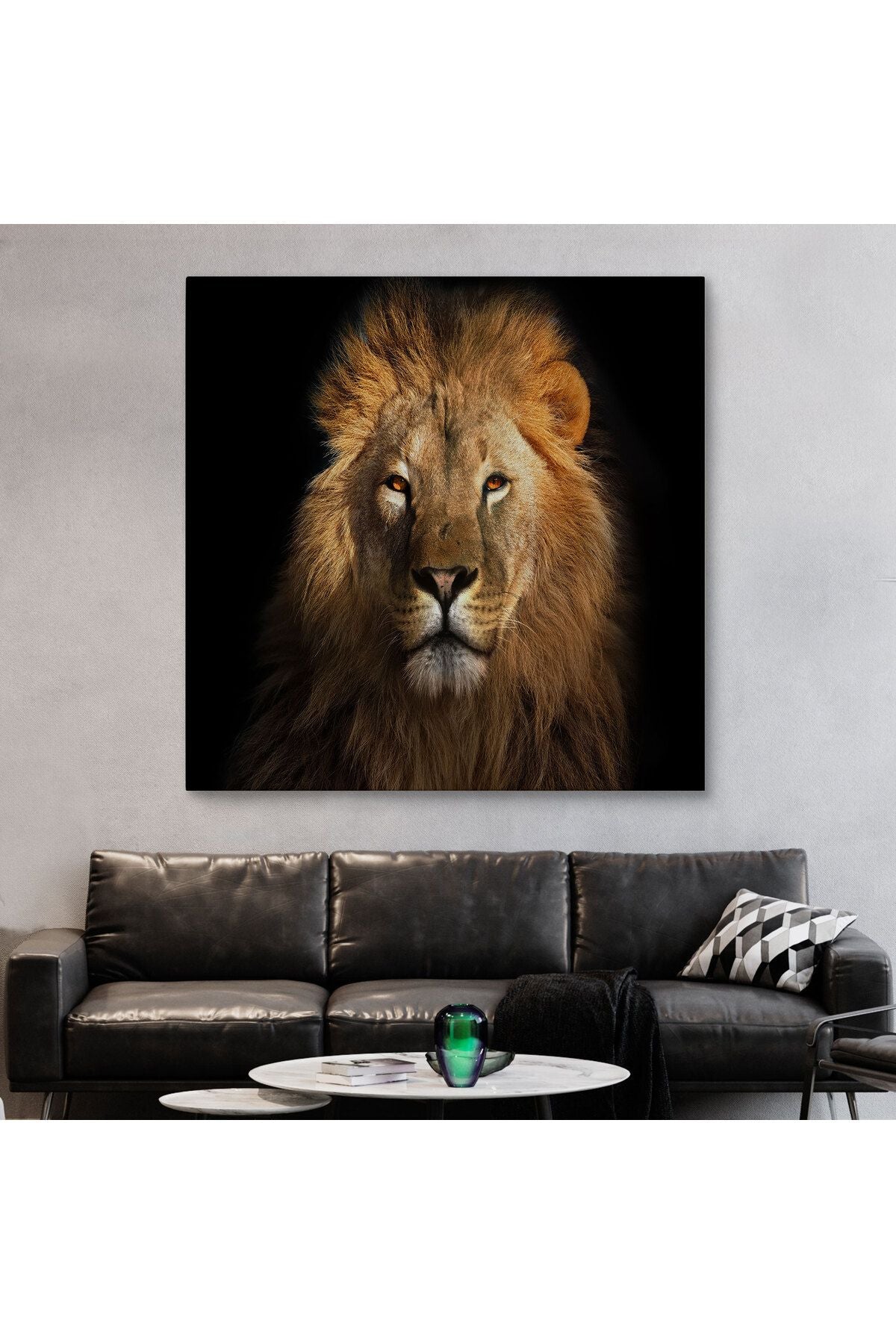 Aslan Dekoratif Kanvas Tablo-5847