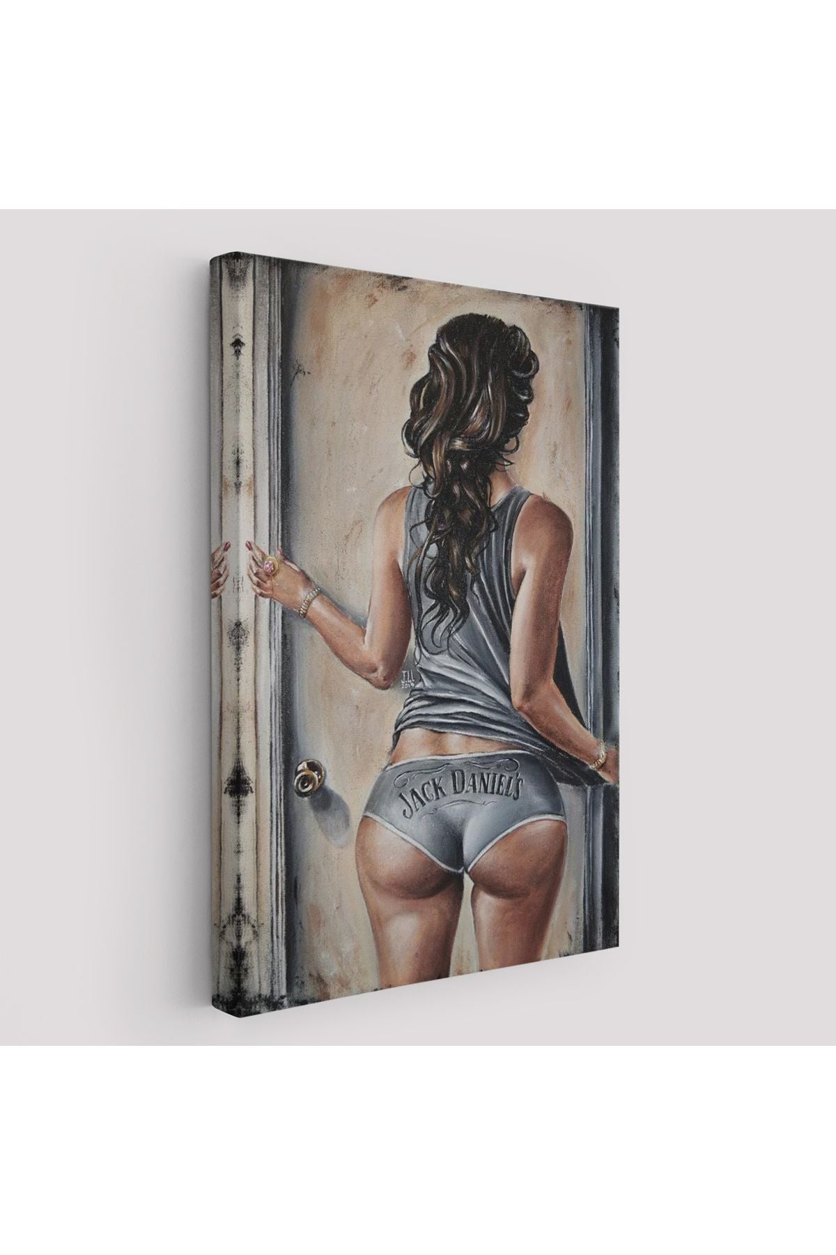 Sexi Popolu Kadın Dekoratif Duvar Tablosu-6120