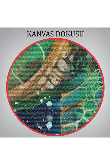 Caretta Caretta Dekoratif Kanvas Tablo-5812