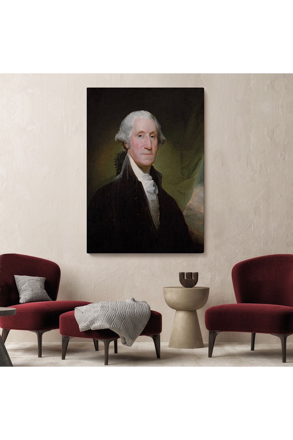 YB   Amerika Birleşik Devletleri Kurucusu George Washington Duvar Tablosu-6411