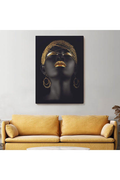 Kadın Yaylera Dekoratif Kanvas Tablo-4975