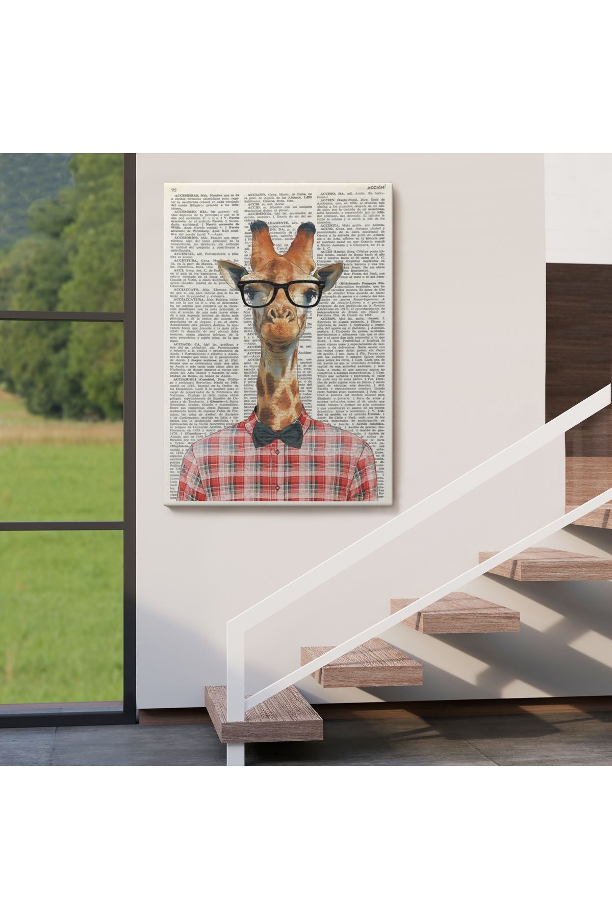 YB Sözlük Sayfasındaki Zürada Dekoratif Duvar Tablosu-6221