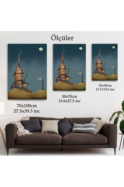 Güzel Ev Dekoratif Duvar Tablosu -6186