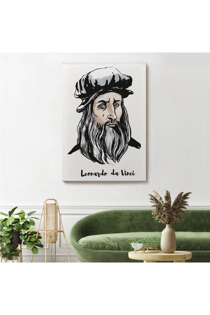 Leonardo da Vinci Dekoratif Kanvas Tablo-5918