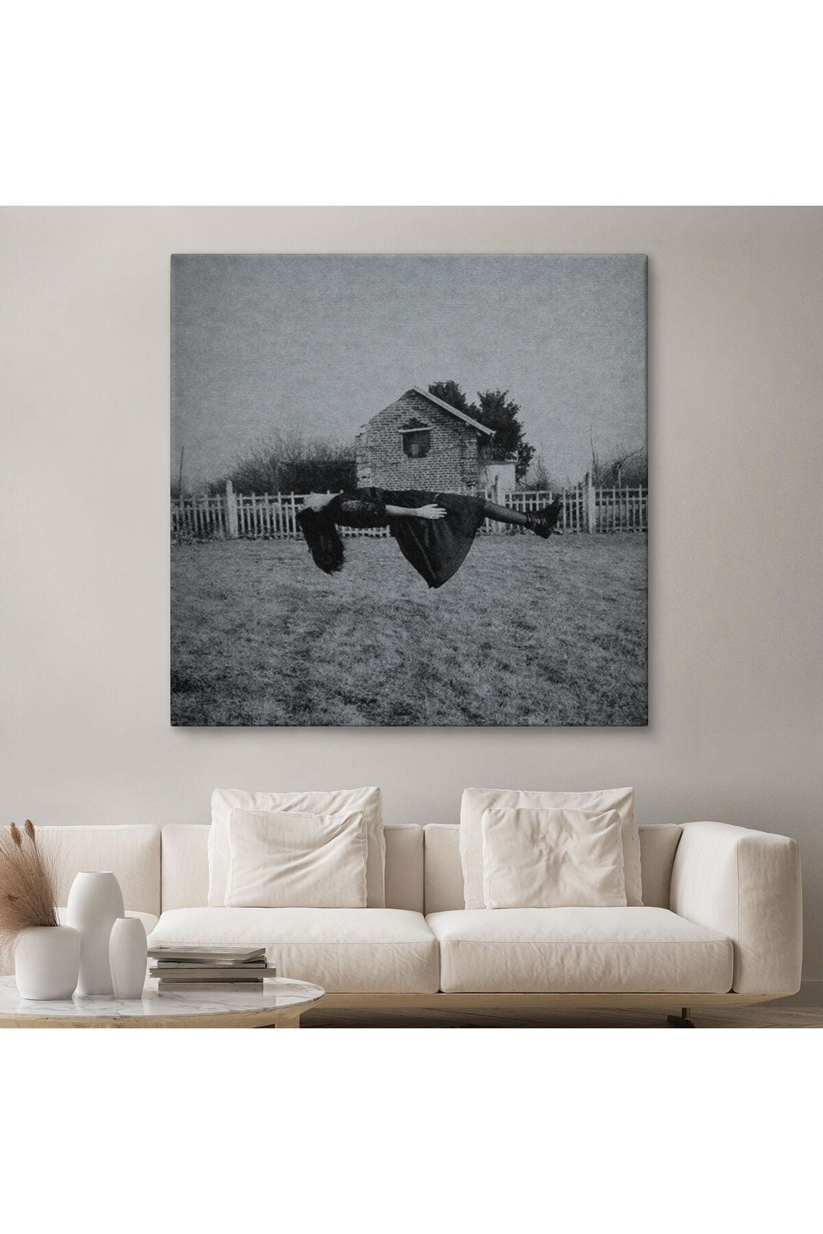 Dekoratif Kanvas Tablo-Cadı Kadın Şabat Ayini Duvar Tablosu 5874