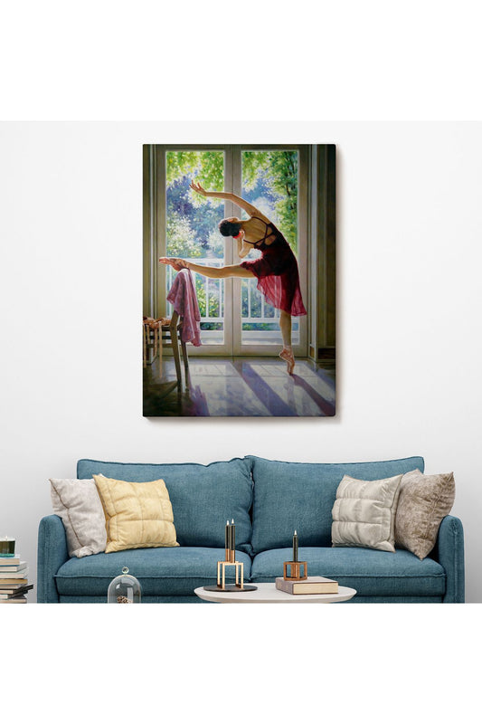 Bale Yapan Dansçı Kadın Duvar Tablosu-6428