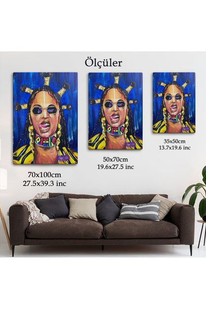 HG Beyonce Kanvas Tablo-5120