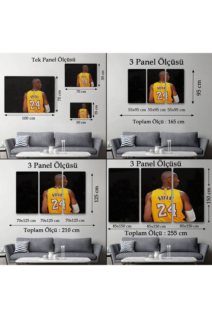 Kobe Bryant Los Angeles Lakers Kanvas Tablo-5148