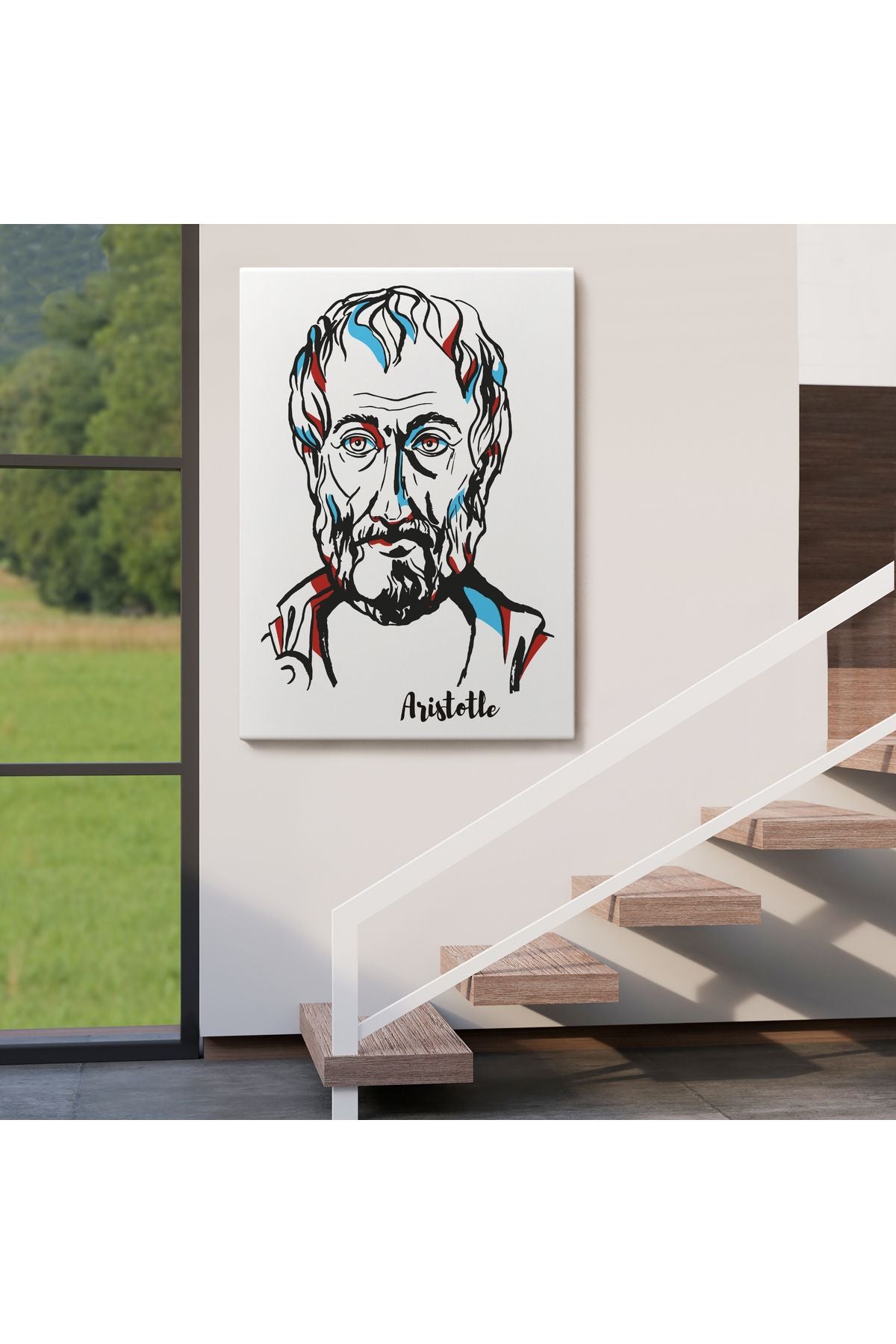 Aristoteles Dekoratif Kanvas Tablo-5919