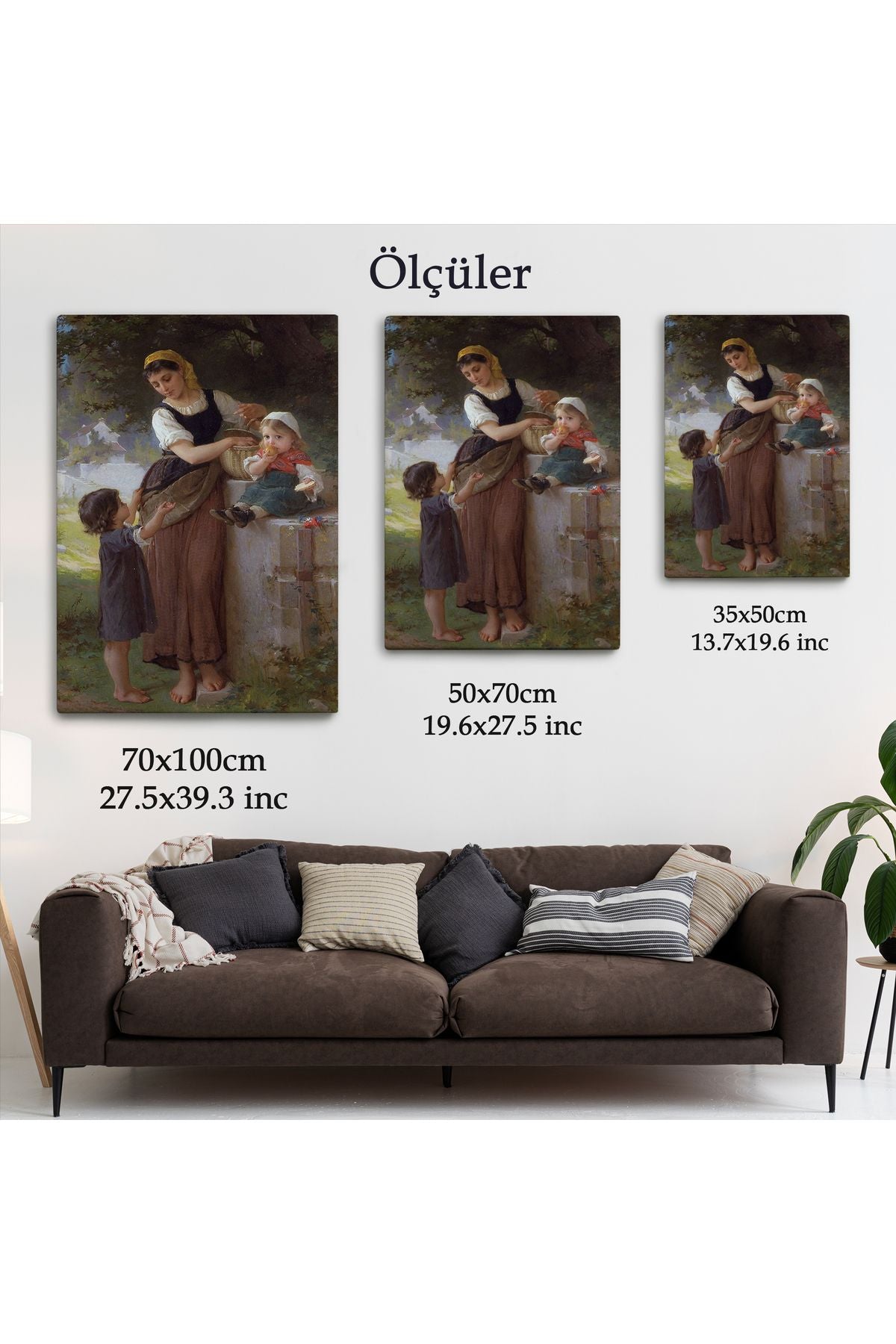 Bende İstiyorum Diyen Çocuk Dekoratif Duvar Tablosu-6238