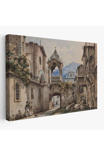 Eski Hollanda Şehir Manzarası Duvar Tablosu-1222