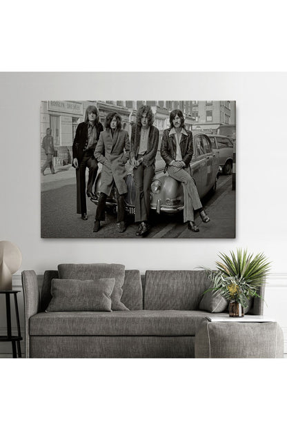 Led Zeppelin Efsanesinin Arabası John Bonham Kanvas Tablo-5407