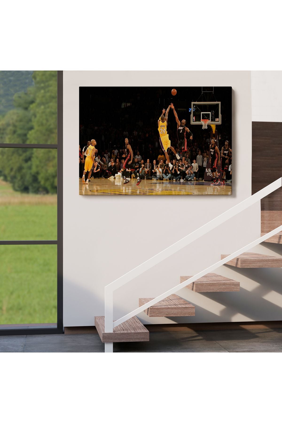 Kobe Bryant Los Angeles Lakers Kanvas Tablo / Black Mamba-5157