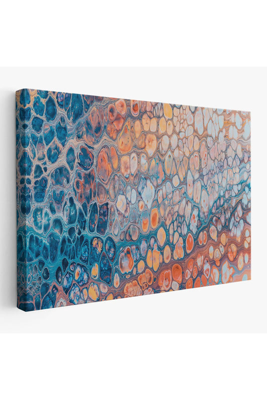 Sanatsal Mozaik Cam Dekoratif Kanvas Duvar Tablosu, Renkli Mozaik Cam Tablo-5399