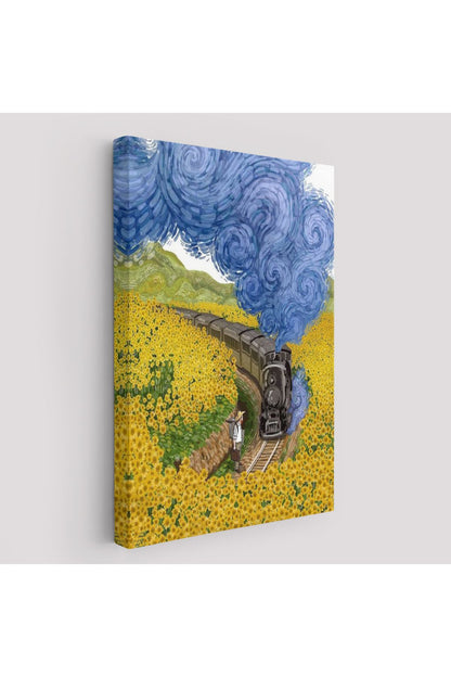 Vincent van Gogh'un Renkli Tasviri Duvar Tablosu-6224