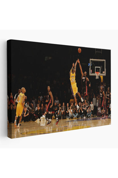 Kobe Bryant Los Angeles Lakers Kanvas Tablo / Black Mamba-5157
