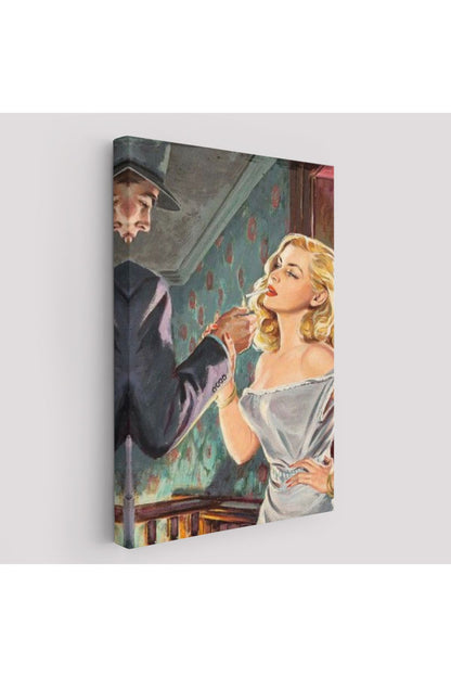 Luther Gordon tarafından yazılan "Özgür ve Kolay" Kanvas Tablosu-5255