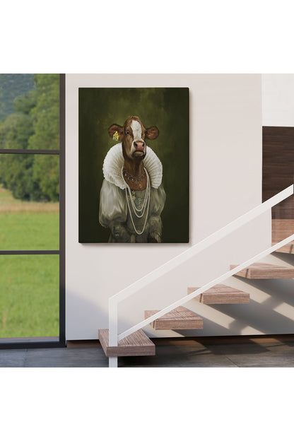 Ortaçağ Soylu Dana Duvar Tablosu-6045