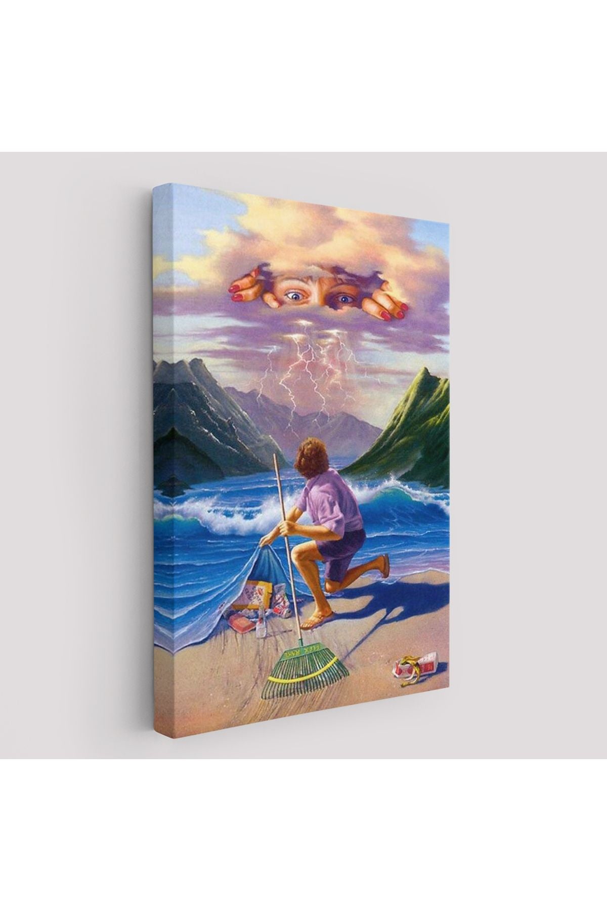 Çevre Temizliği Temalı Duvar Tablosu-6075