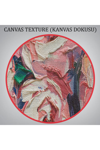 Şakayık Çiçeği Tablosu, Kanvas Duvar Tablosu-1198