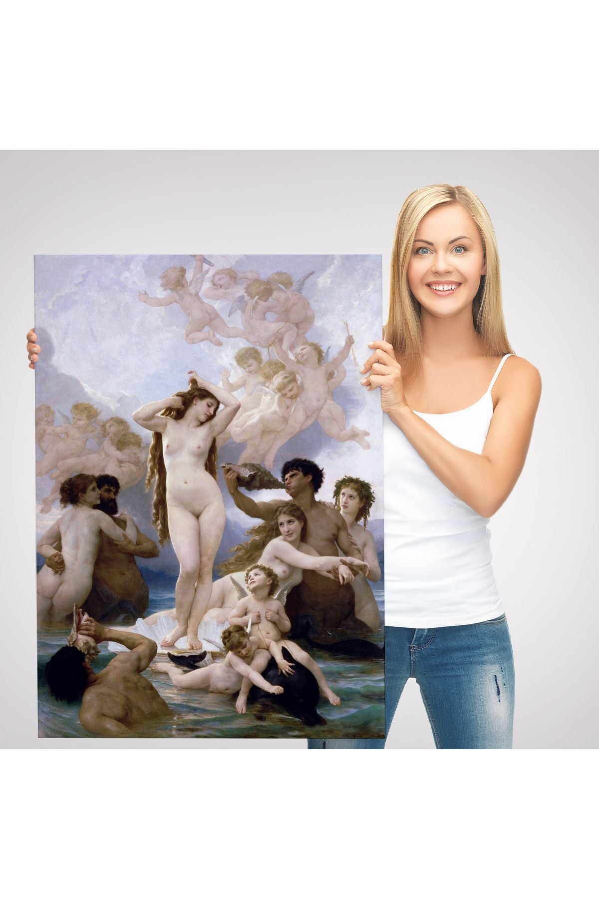 Venüsün Duğuşu Tablosu - Birth Of Venus William-Adolphe Bouguereau-6474