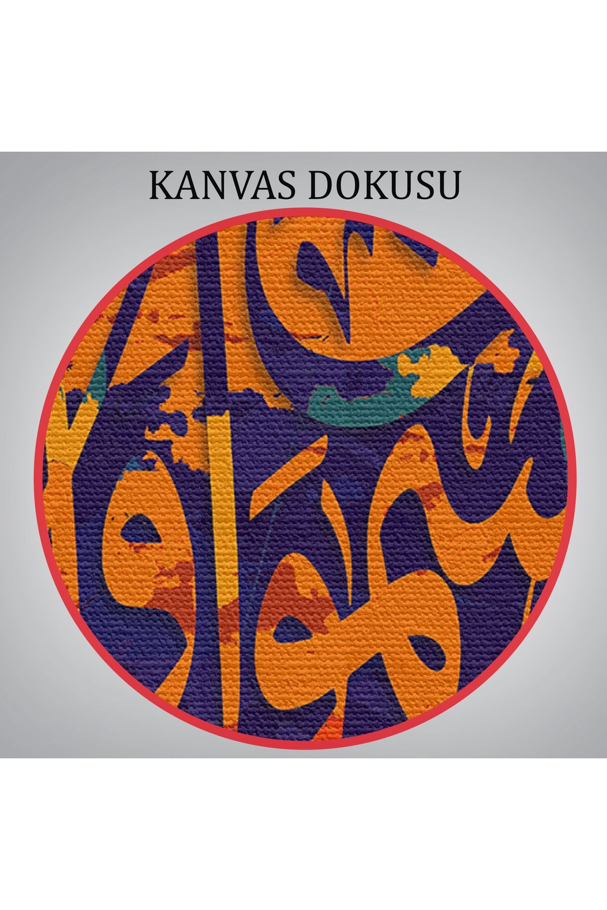 Göklerin ve Yerin Yaratıcısı Yüce Allahdır (Bakara Suresi 117.Ayet) Kanvas Tablo-3320