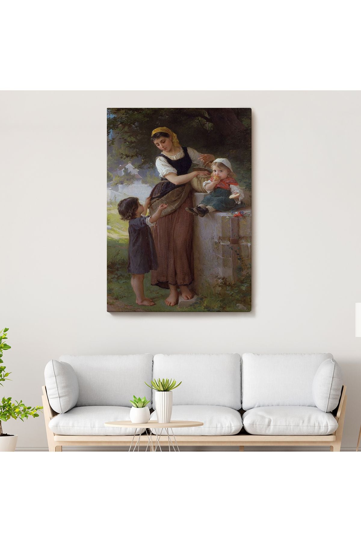 Bende İstiyorum Diyen Çocuk Dekoratif Duvar Tablosu-6238