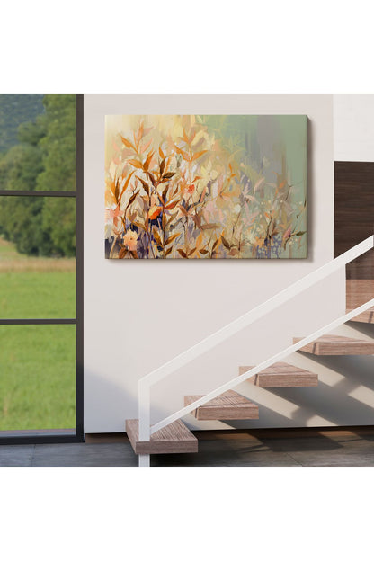 Renkli Yapraklar Duvar Tablosu-1240