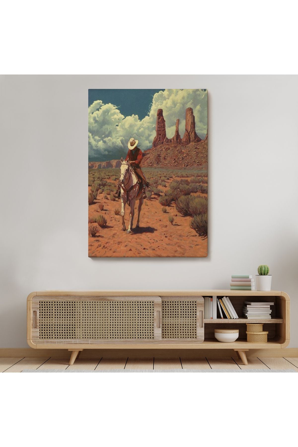 modagos067 Amerikalı Kovboy Dekoratif Duvar Tablosu-6280