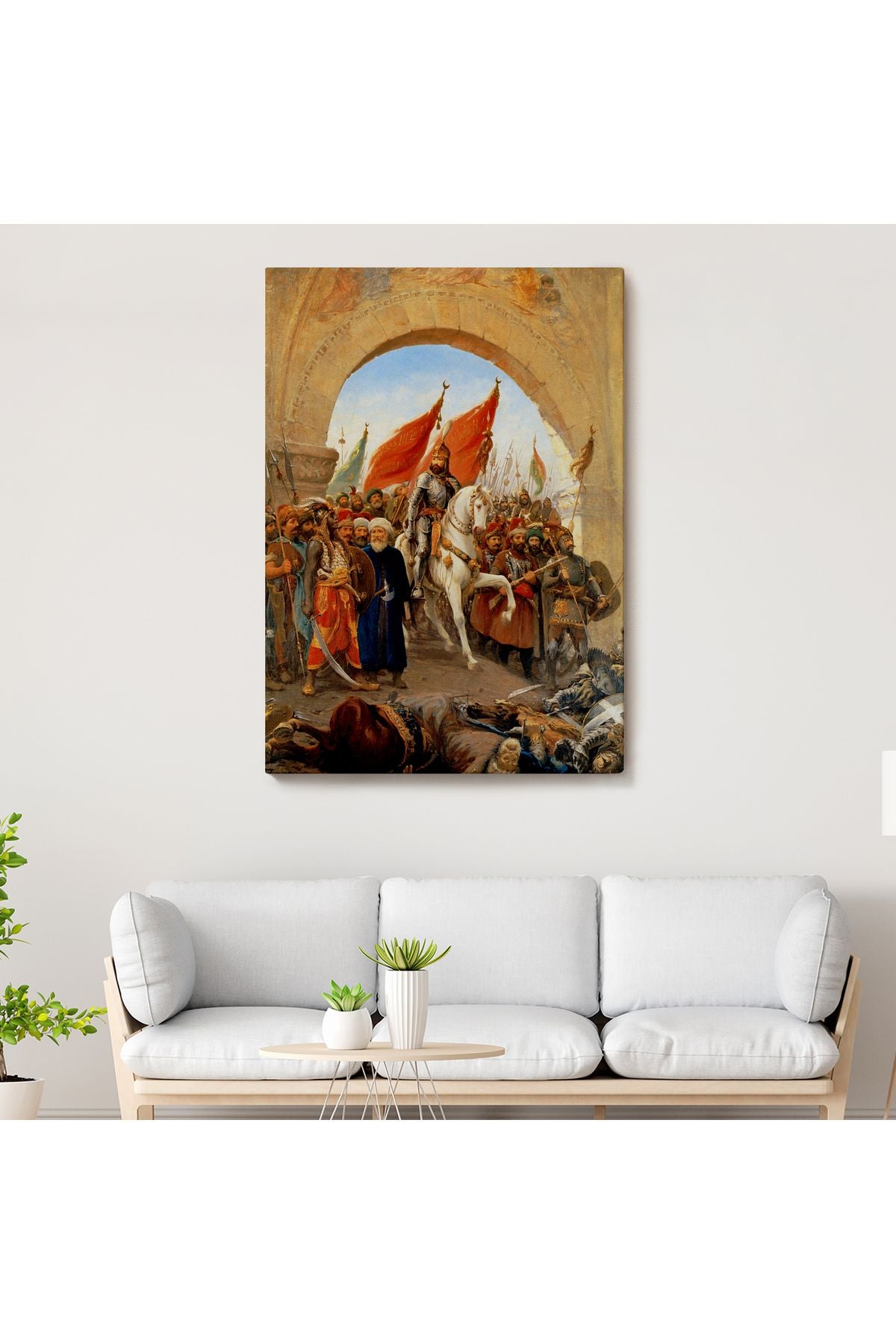 DB  Fatih Sultan Mehmet Istanbul'a Girişi Tablosu - Fausto Zonaro -6439