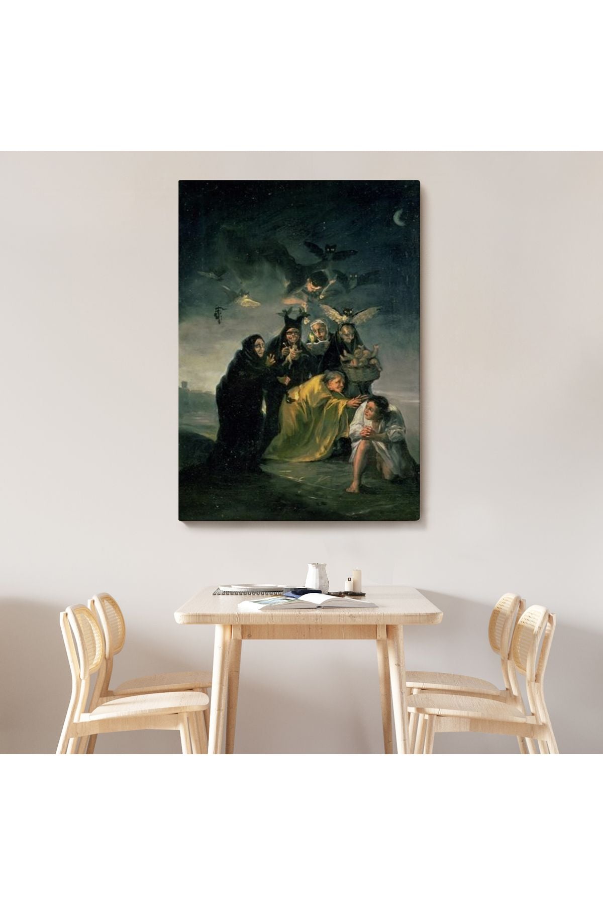 Madrid İspanya Lázaro Galdiano Müzesindeki Francisco Goya?'nın Büyü Tablosu-6252