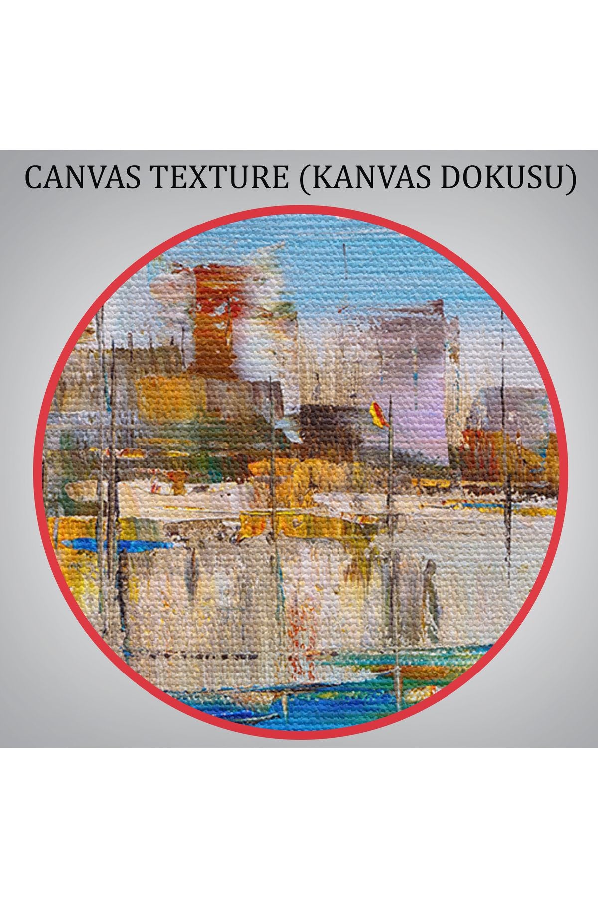 Mykonos Limanı Duvar Tablosu-1209