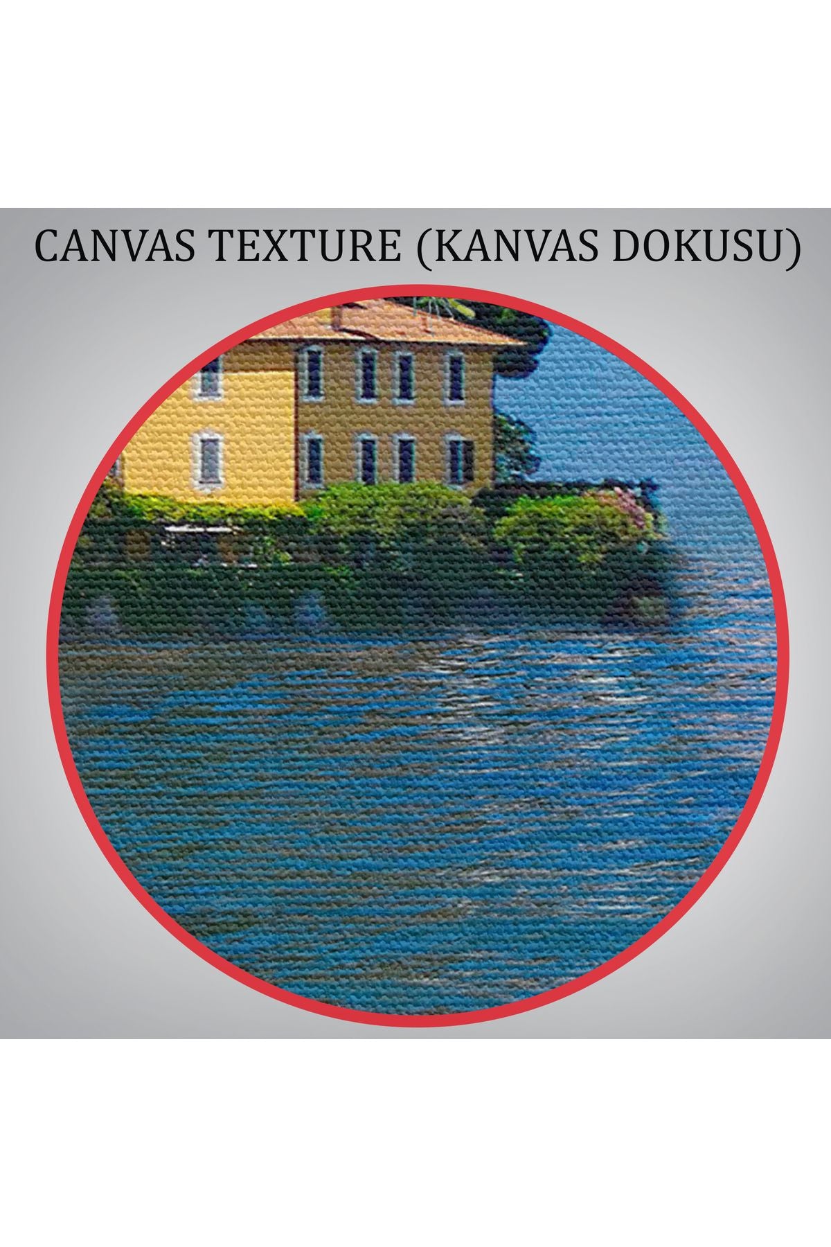 Denize Açılan Çiçekli Yol Duvar Tablosu-3606