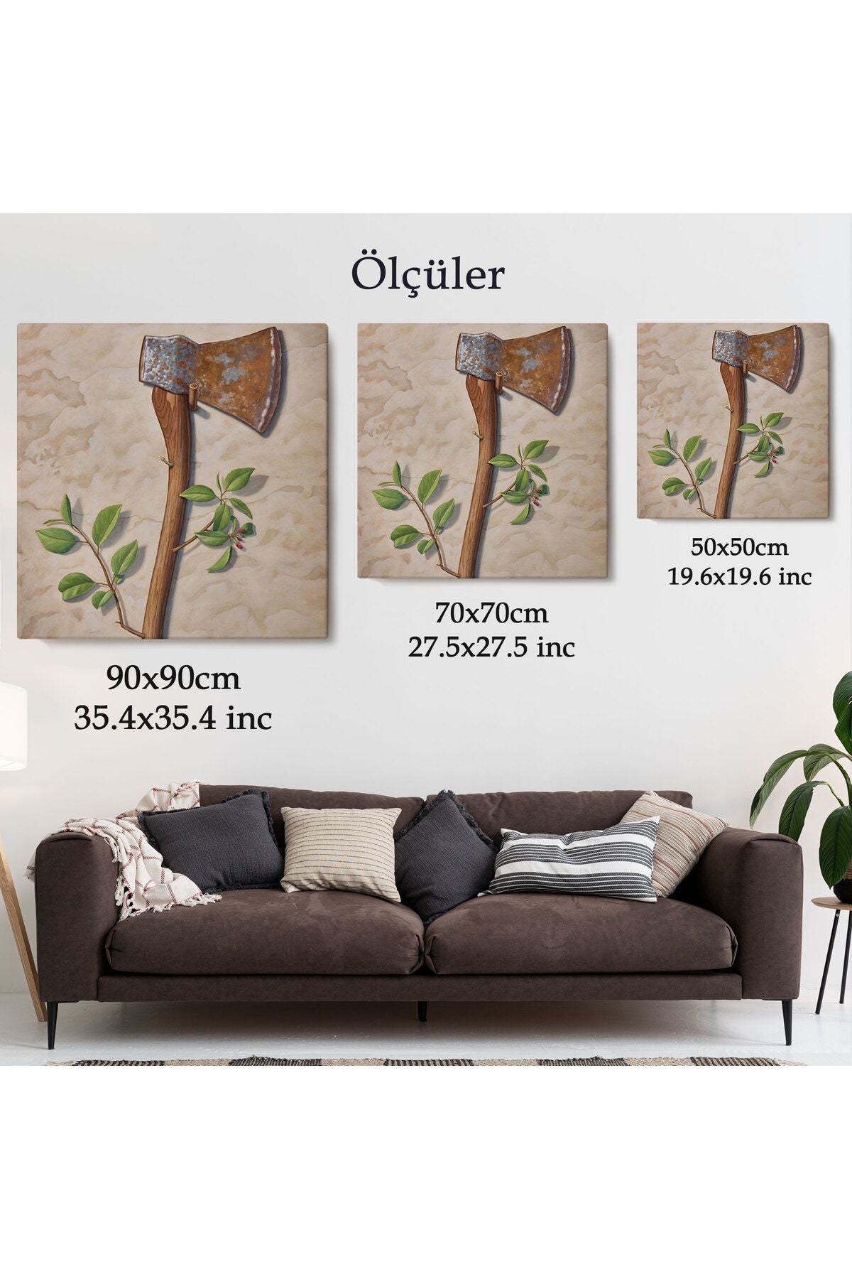 Çiçek Açan Batla Gerçeküstü Sanat Kanvas Tablo-5860