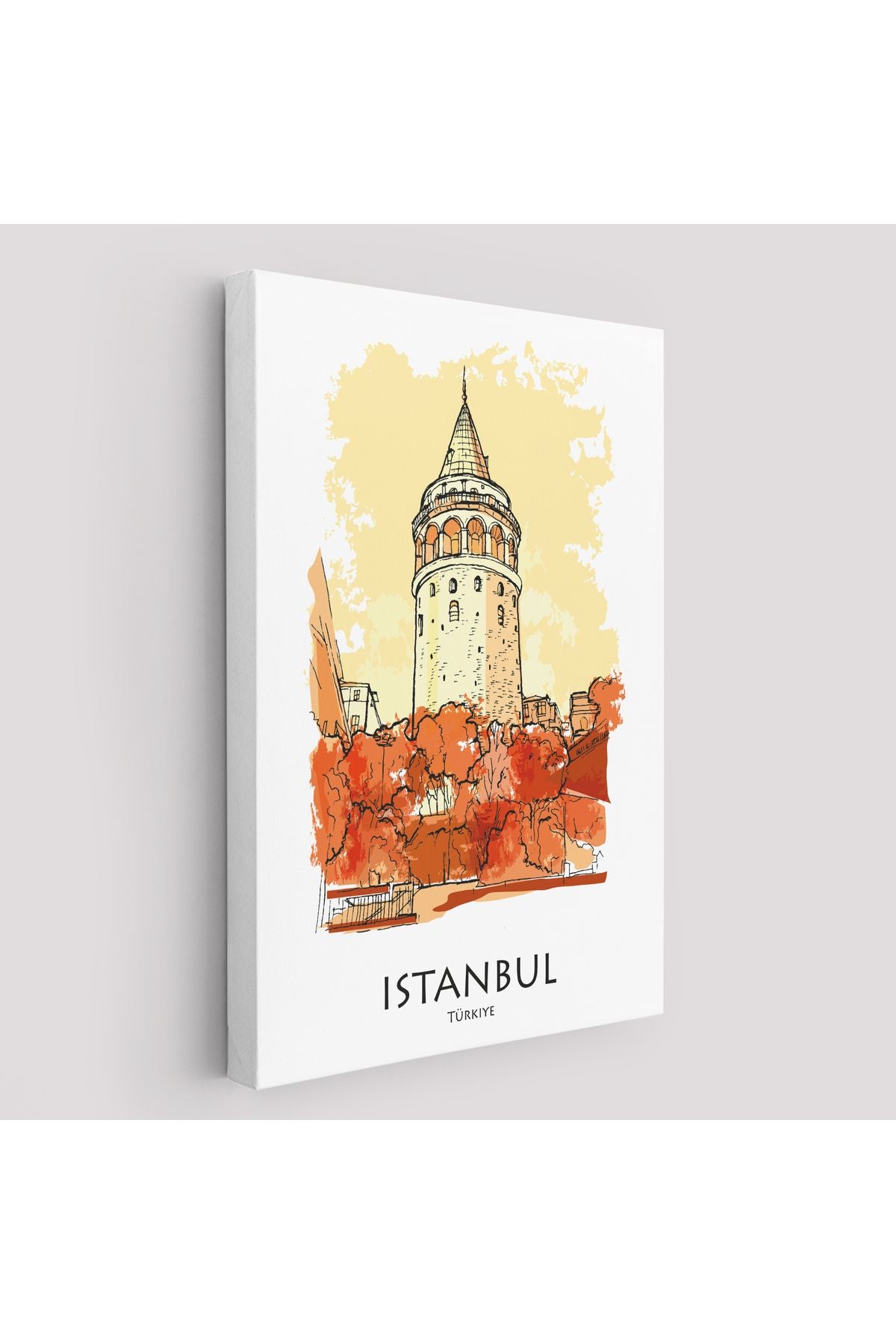 Galata Kulesi İstanbul Dekoratif Kanvas Tablo-5921