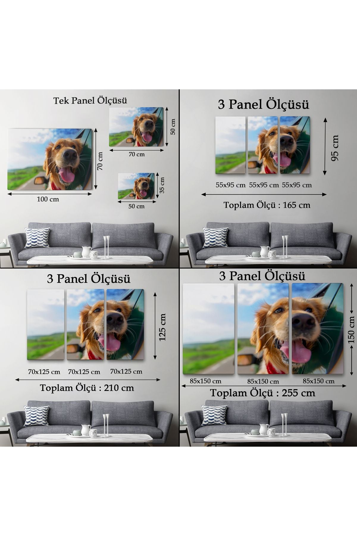 Köpek Dekoratif Kanvas Tablo 1130