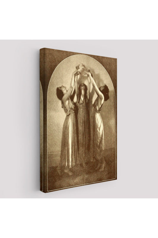 Şabat Ayinin de Dans Eden Kadınlar Dekoratif Duvar Tablosu Halloween -6385