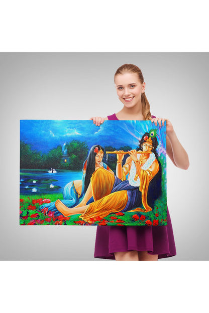 Hindistanlı Aşıklar Dekoratif Duvar tablosu-3472