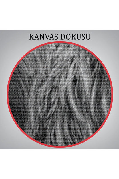 Erkek Aslan Dekoratif Kanvas Tablo-5816