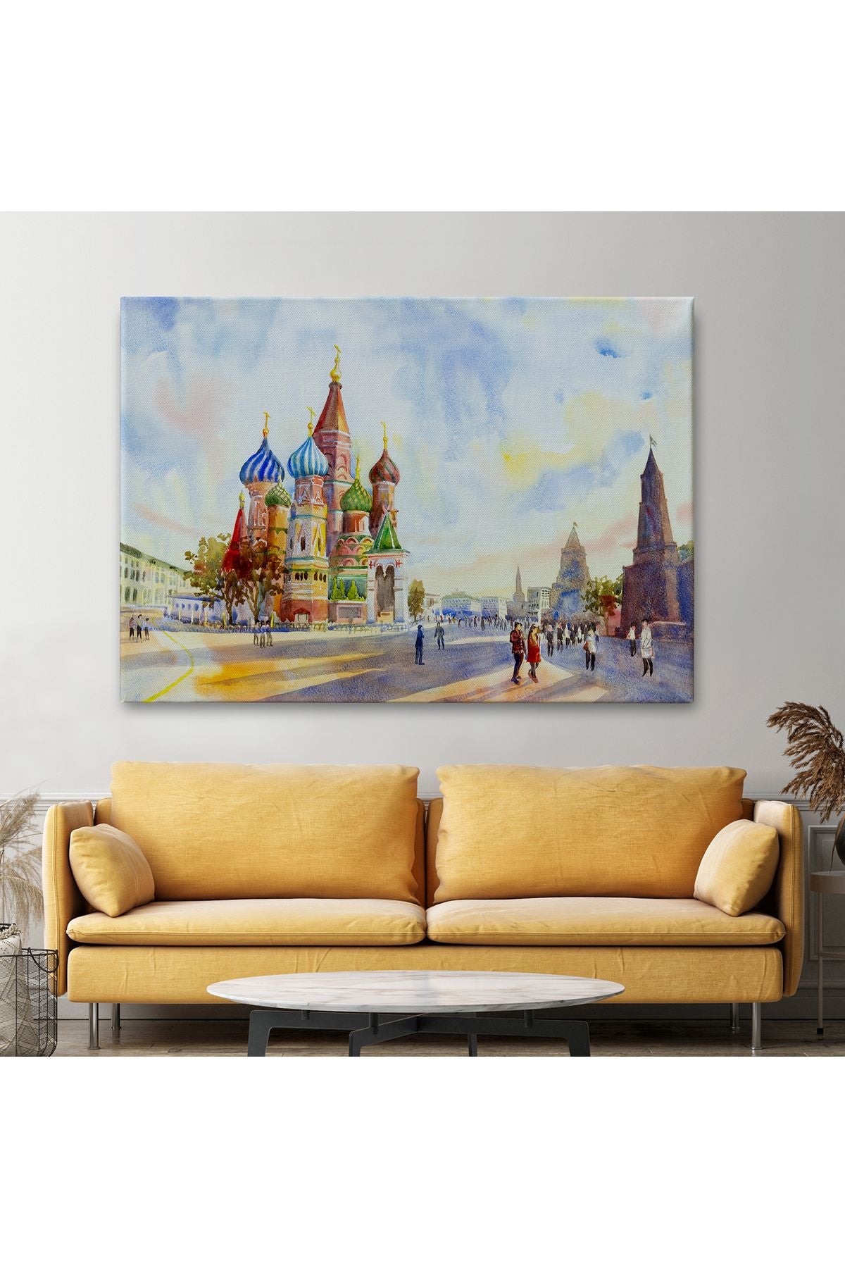 Kremlin Ve Kızıl Meydan Aziz Basil Katedrali Moskova Tablo-3559