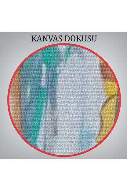 Keman Çalan Kadın Dekortif Duvar Tablosu-6233